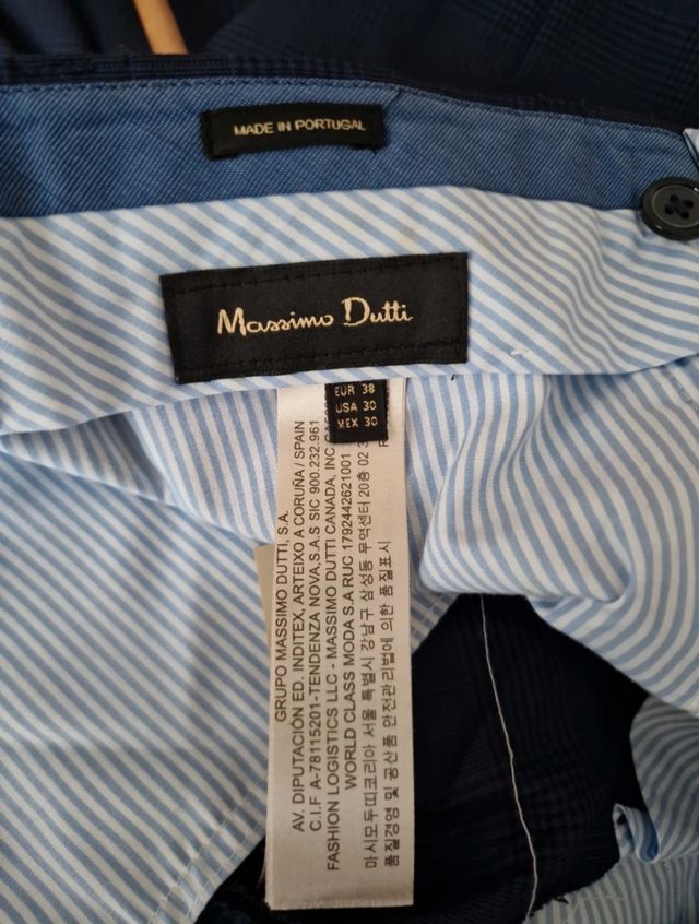 Traje azul - elegante
Talla: EUR 38