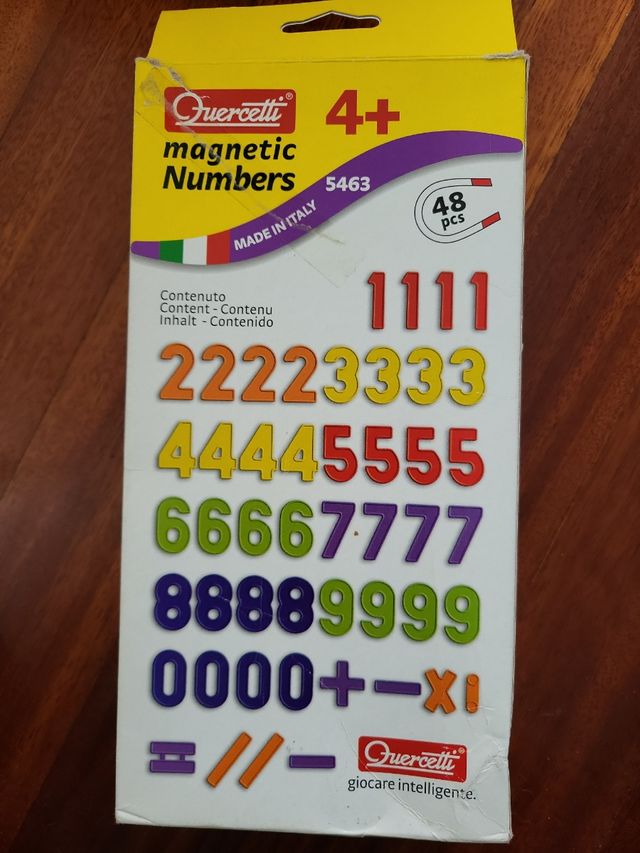 Números magnéticos Quercetti