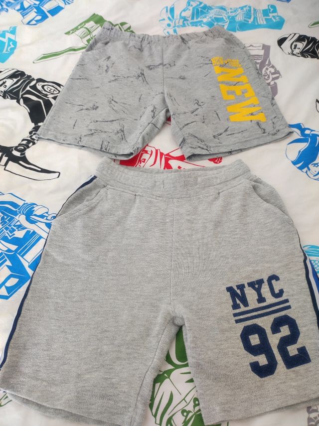 Pack de short niño talla 7 años