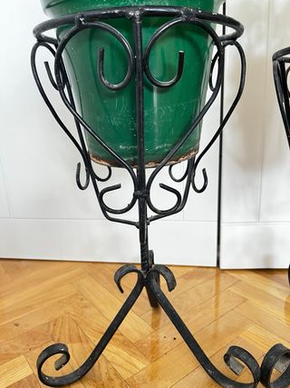 Maceteros/Pedestales Forja Artesanal