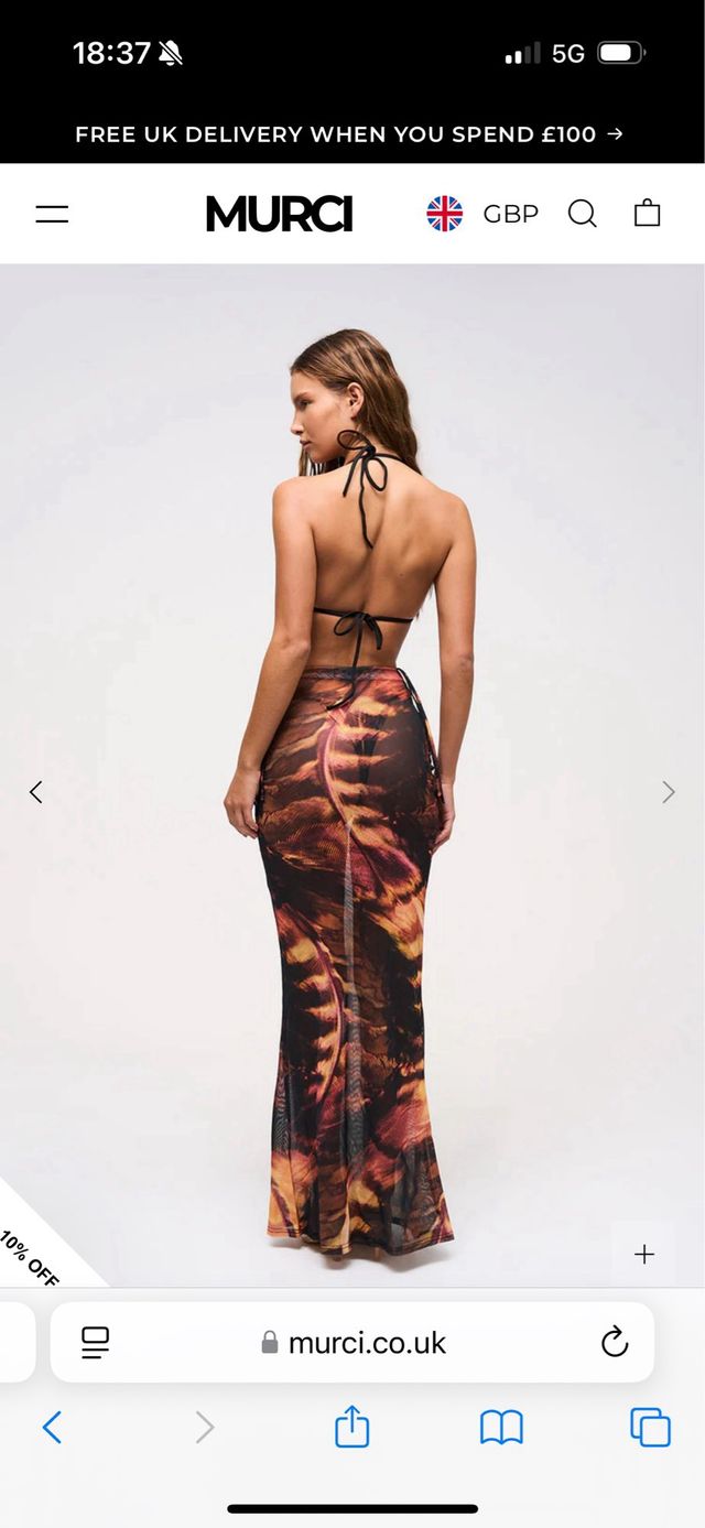 Falda larga tubo Sin estrenar