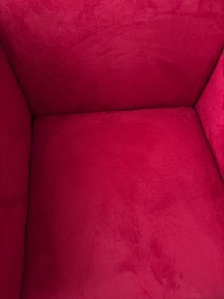 Sillon rojo tela