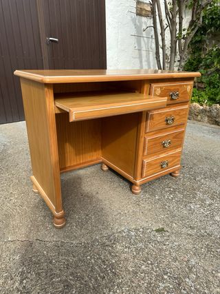 Escritorio madera 4 cajones