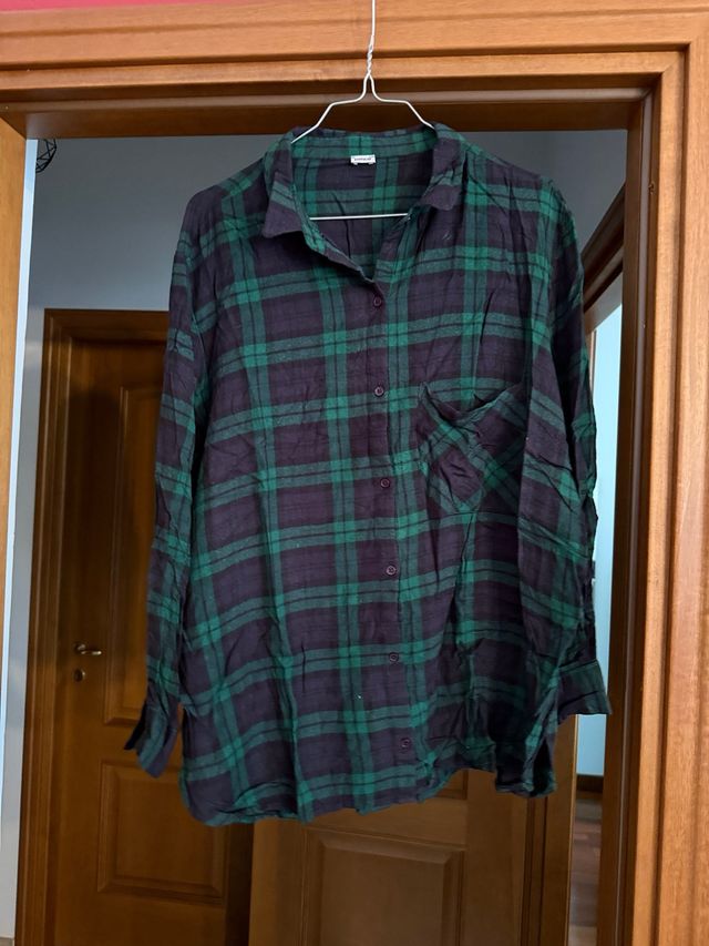 Camicia Pimkie Verde&Blu scuro Tg XL