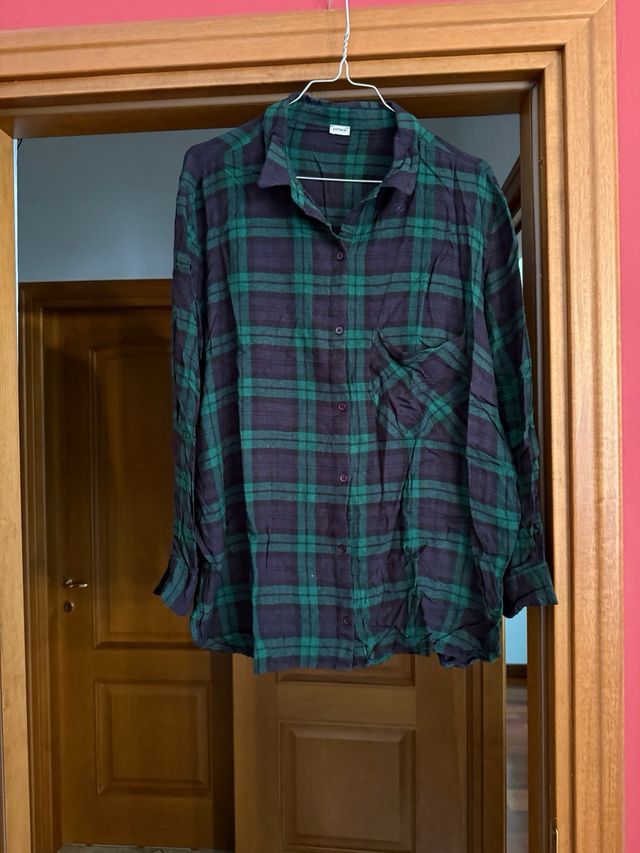 Camicia Pimkie Verde&Blu scuro Tg XL