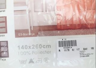 OFERTA LOTE DE 2 CORTINAS NUEVAS 