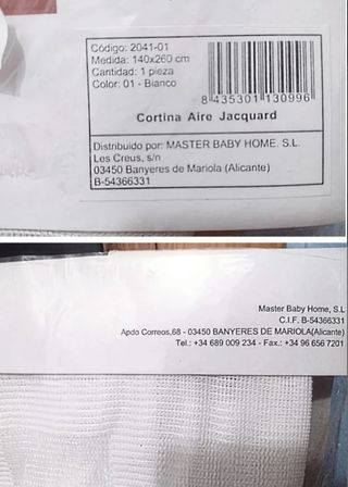 OFERTA LOTE DE 2 CORTINAS NUEVAS 