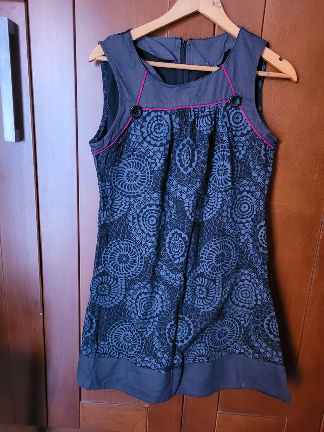 Vestido negro invierno sin mangas