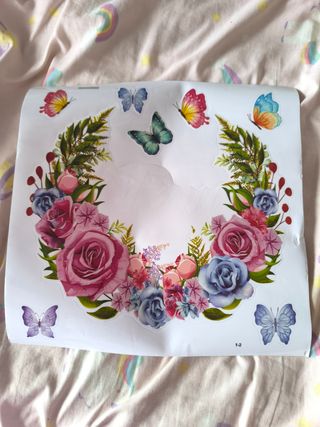 Lámina decorativa lavadora