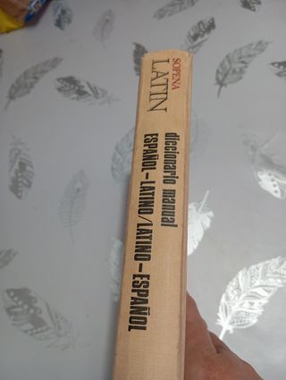 Diccionario manual latino español y español latino