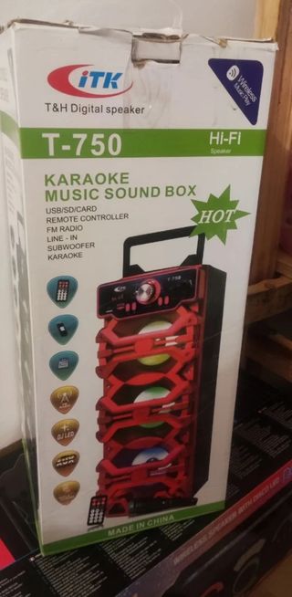 Altavoz Karaoke ITK T-750