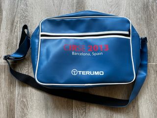 Bandolera vintage Barcelona para portátil