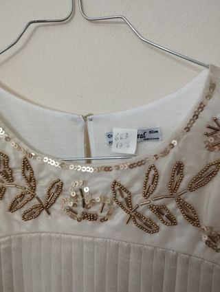 Vestido niña ceremonia con chaqueta 