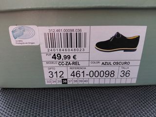 Zapatos niño azules marca coconut.