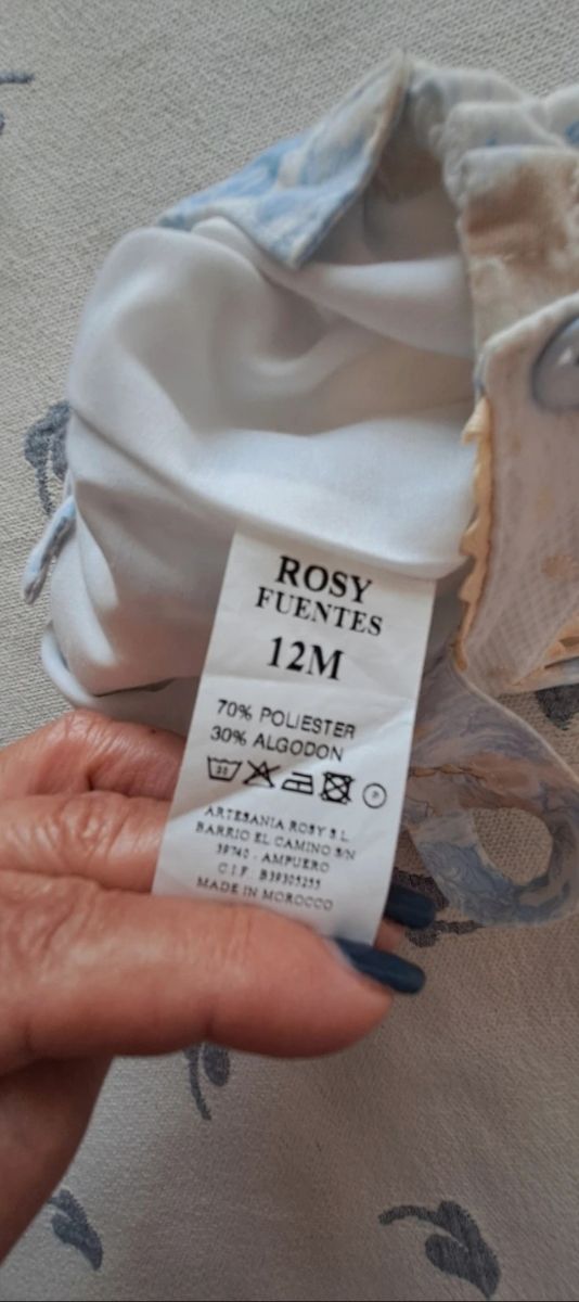 Conjunto de bebe, pantaloncito y camisa