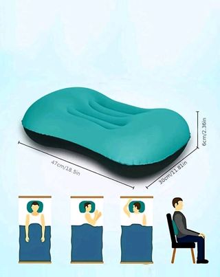 Almohada inflable viaje o camping.