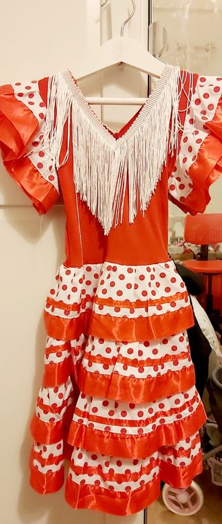 Traje flamenca niña. Talla 4