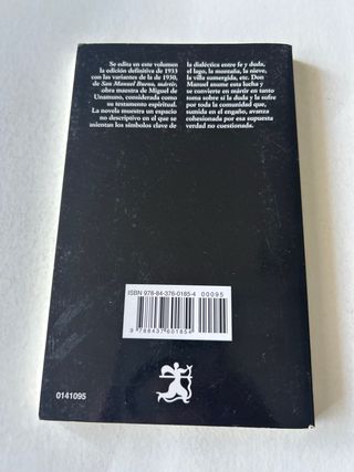 Libro San Manuel Bueno mártir