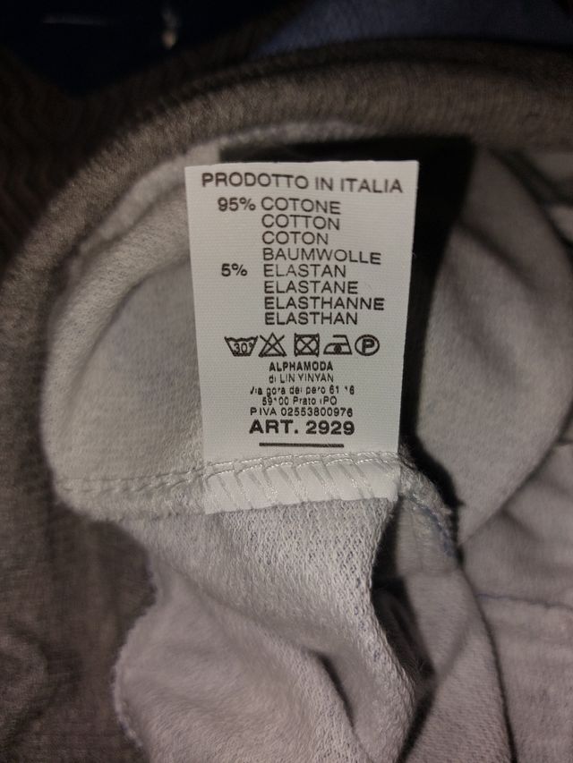 Pantaloni ITALY MODA blu tg unica
