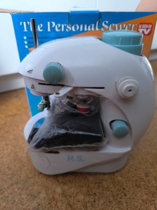 Maquina coser pilas con pedal