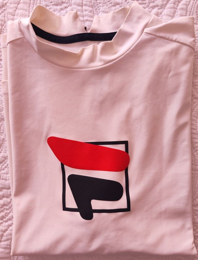 Camiseta Fila blanca mujer