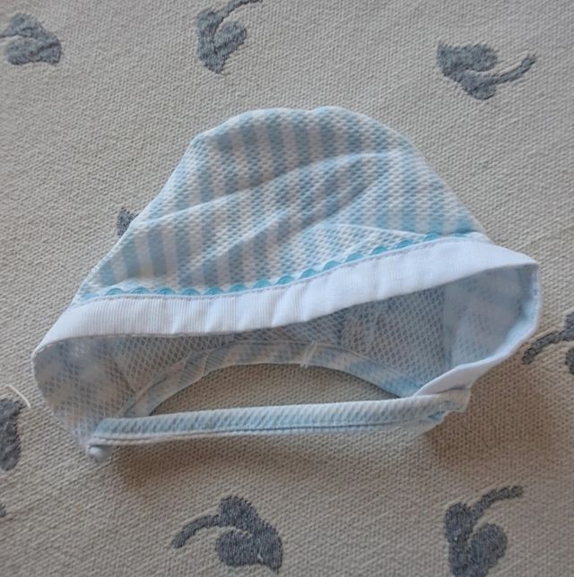 Vestido de bebé, con braga y capota, talla 3 meses