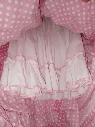 Traje Flamenca niña 2 años lunares rosa