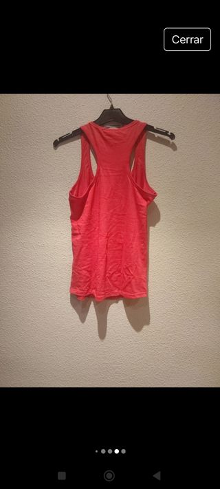 Camiseta cereza Bershka 