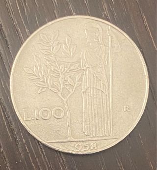 100 Lire Italia 1958