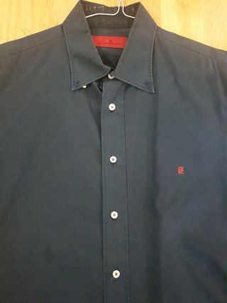 Camisa hombre manga larga azul