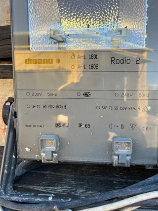 2 Focos Disano Radio 2 - Iluminación exterior