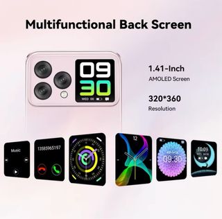 Smartphone rosa Hafury V1 Teléfono Android 13 256