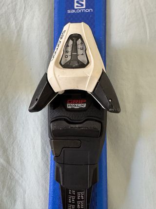 Pack esquís y botas niño como nuevo