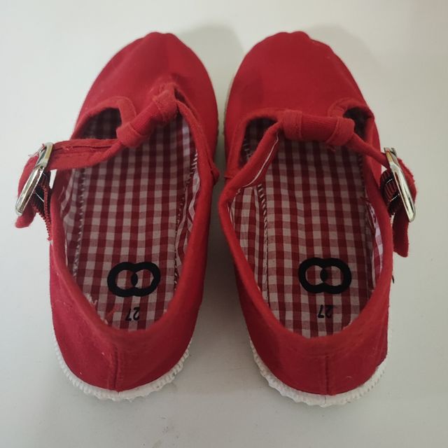 Zapatillas rojas -talla 27