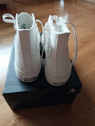 Botas Converse blancas plataforma - Talla 38