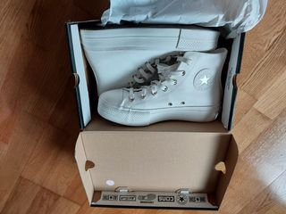 Botas Converse blancas plataforma - Talla 38
