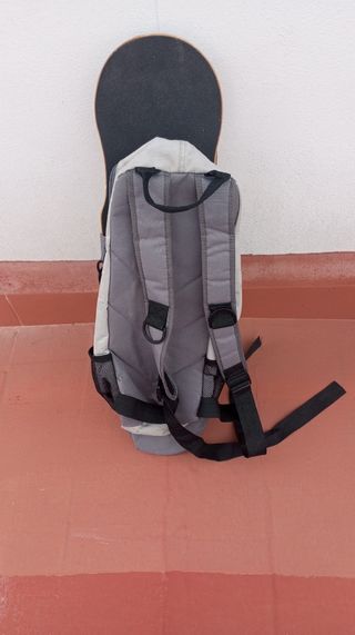 Skateboard con FUNDA PORTATIL o mochila 
