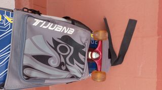 Skateboard con FUNDA PORTATIL o mochila 