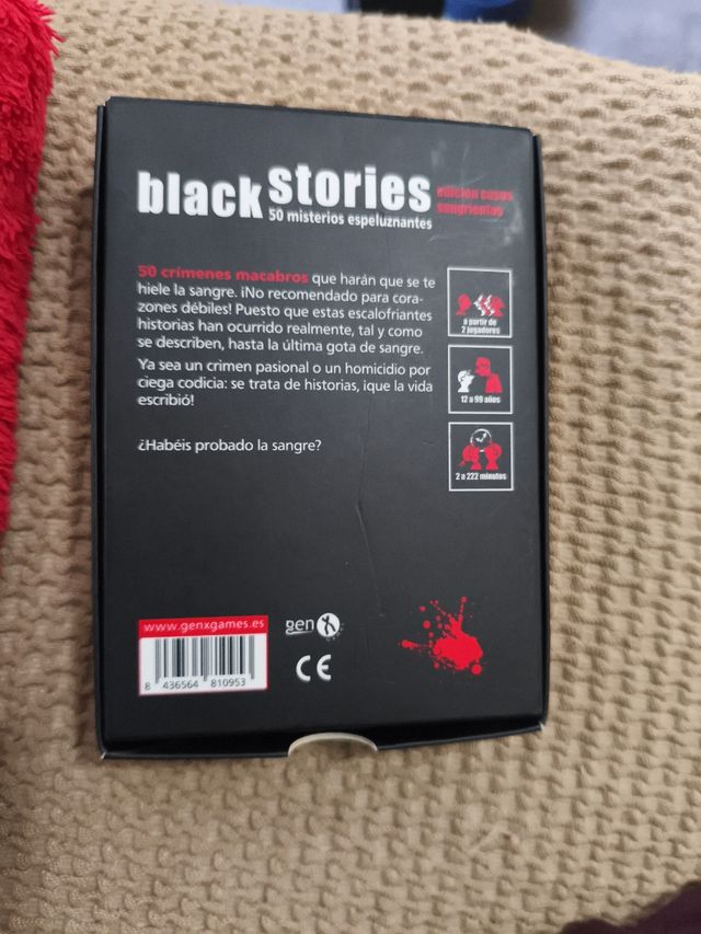 Black Stories. Casos sangrientes. Casos reales.
