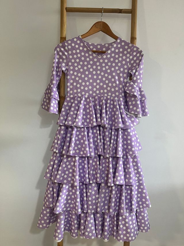 Traje de flamenca niña