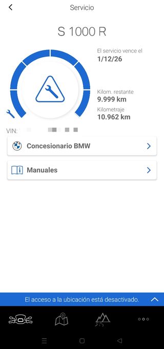 BMW S1000R paquete M.