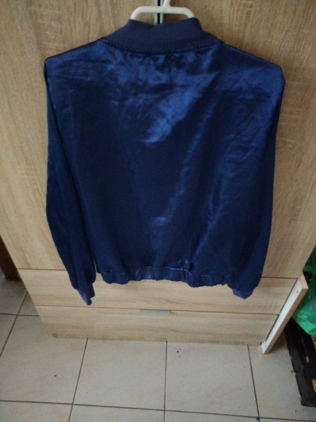 Chaqueta azul lentejuelas - Talla 38