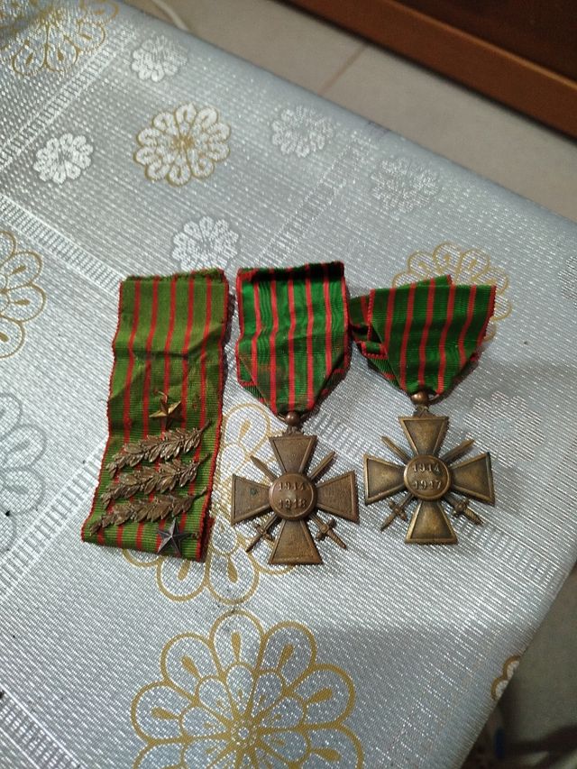 Medallas militares francesas WWI, diferentes años