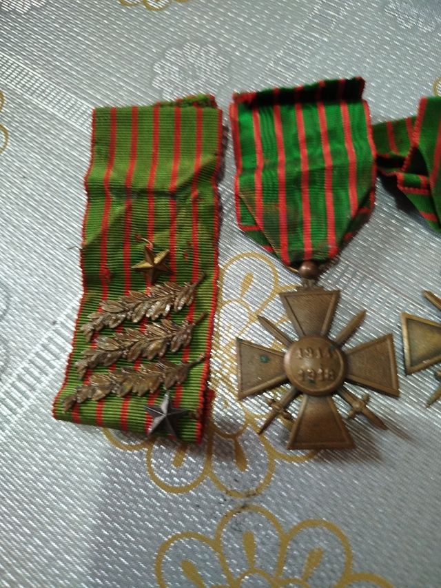 Medallas militares francesas WWI, diferentes años