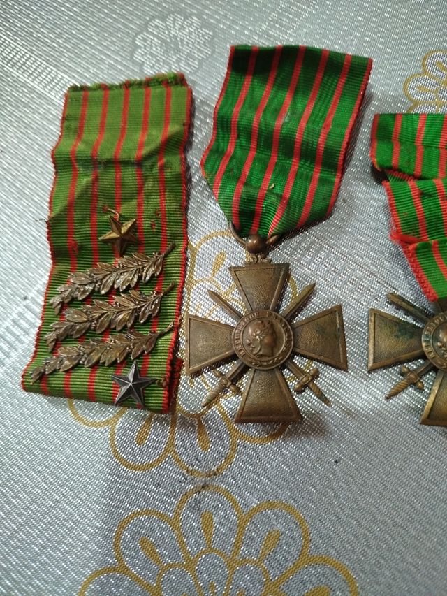Medallas militares francesas WWI, diferentes años