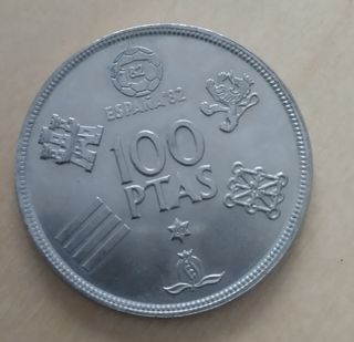 Lote 7 monedas Juan Carlos I del Mundial 82