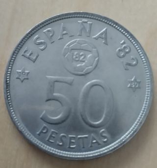 Lote 7 monedas Juan Carlos I del Mundial 82