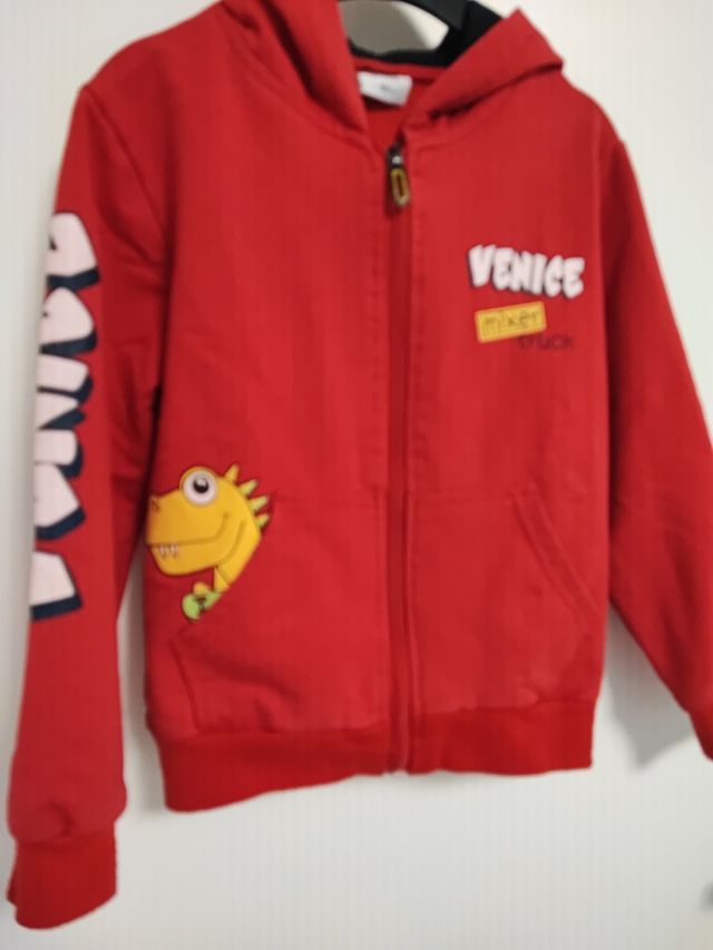 Sudadera niño con mochila