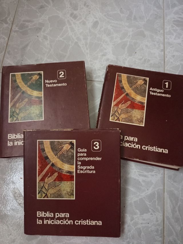 Biblia iniciación cristiana (3 libros)
