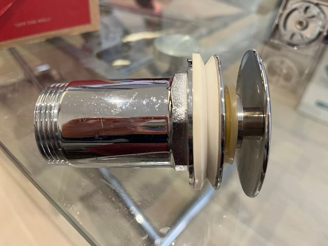 Tapon lavabo  acero inoxidable